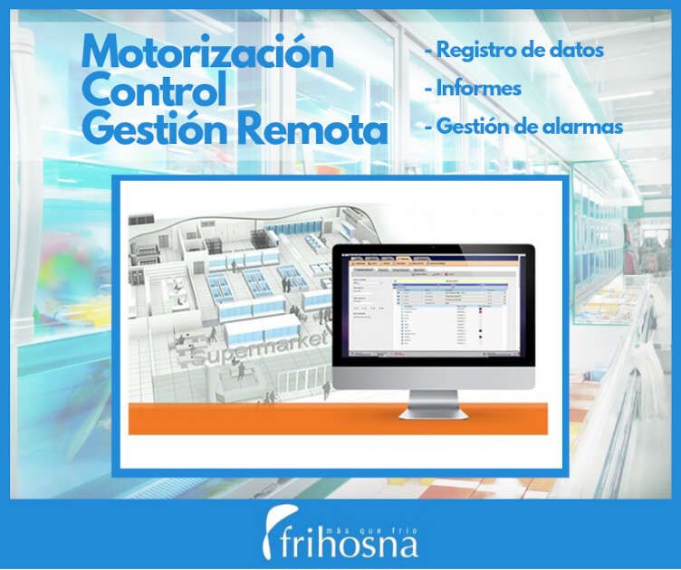 Cartel Motorización Control Gestión Remota