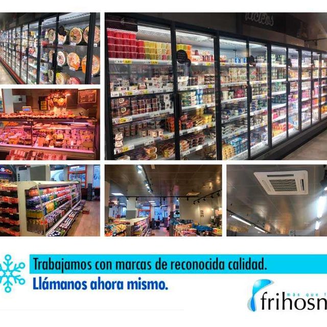 Frihosna variedad de productos de almacén 
